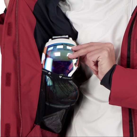 NWT Obermeyer Tuscany II Ski Jacket Size 12 Maroon - Picture 15 of 16